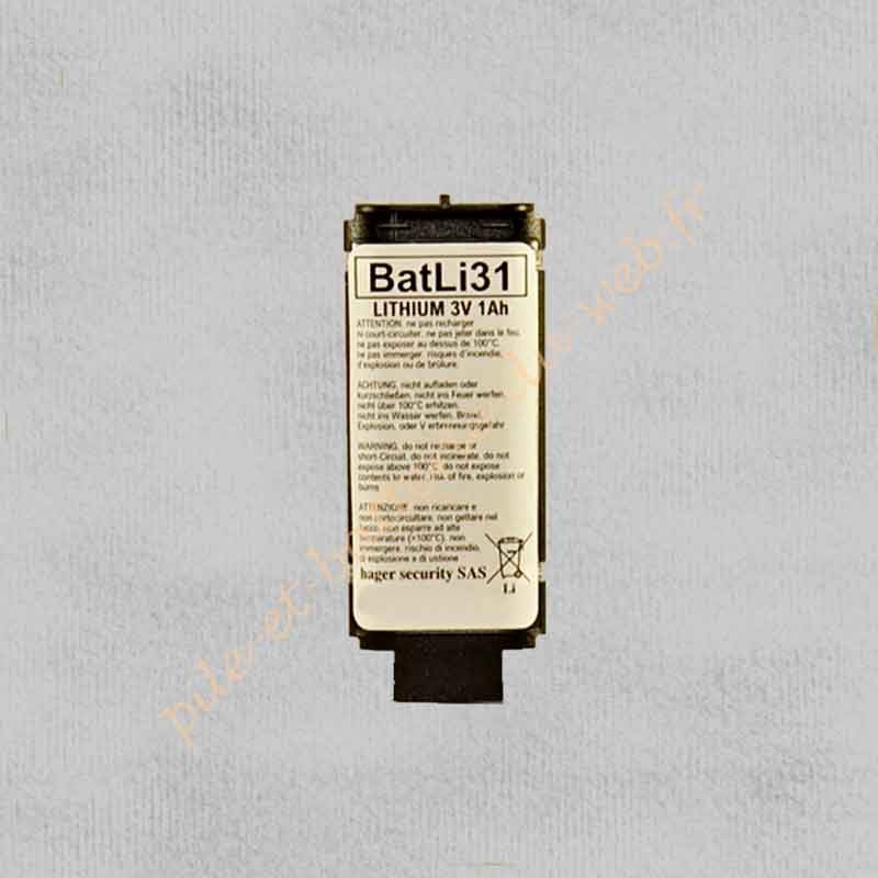 BATLI31 Pile Lithium 3v 1Ah Daitem