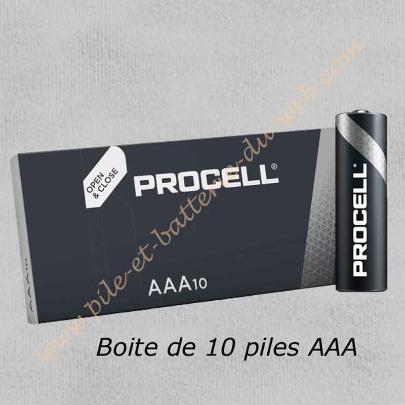 Pile Duracell LR03 AAA (la boîte de 10 piles)