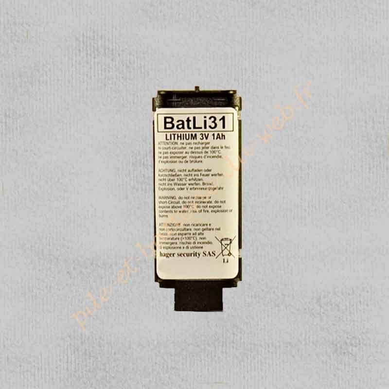 BATLI31 Pile Lithium 3v 1Ah Daitem BATLI31 Pile Lithium 3v 1Ah Daitem