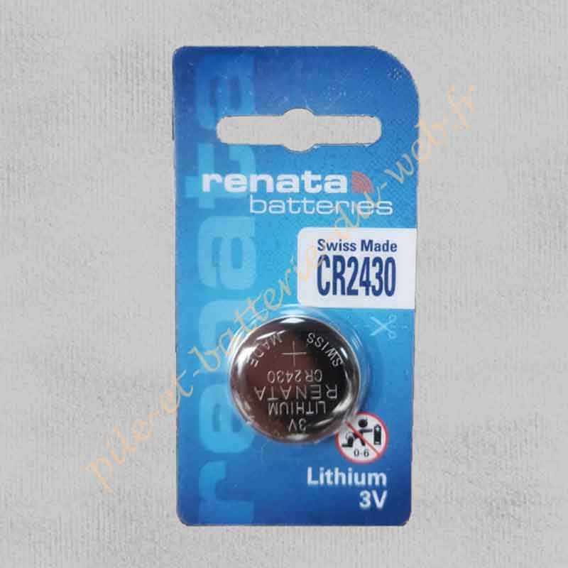 BATLI08 Pile bouton 3 v type CR2430 Renata BATLI08 Pile bouton 3 v type CR2430 Renata