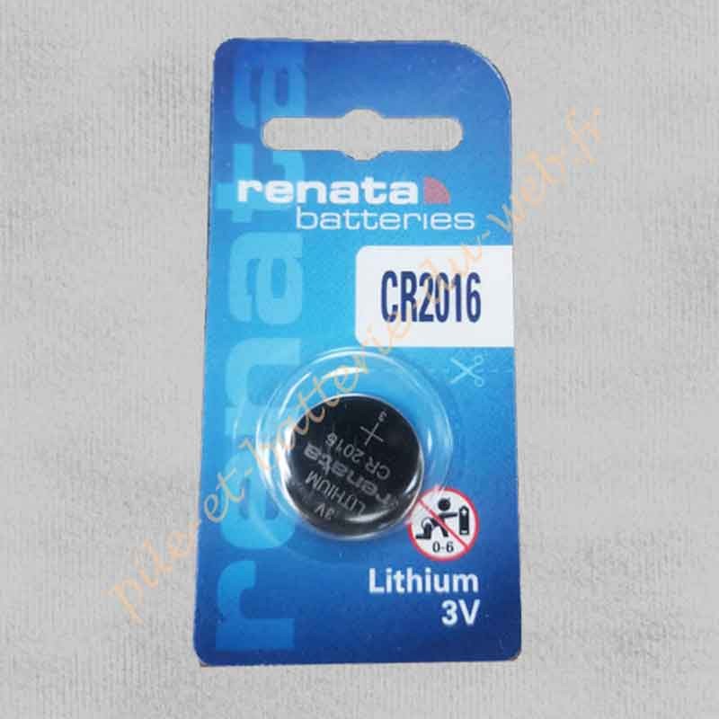 BATLI07 Pile bouton 3 v type CR2016 Renata BATLI07 Pile bouton 3 v type CR2016 Renata