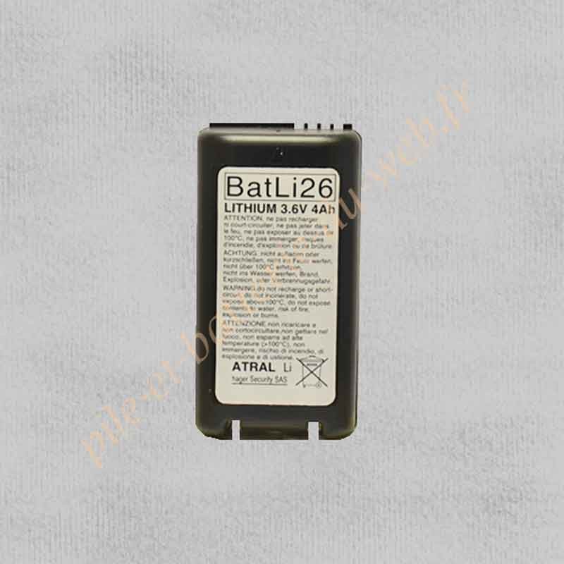 BATLI26 Pile Lithium 3,6v 4Ah BATLI26 Pile Lithium 3,6v 4Ah