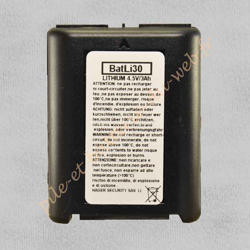 Pile Hager Batli30 4,5v 3Ah Pile Hager Batli30 4,5v 3Ah