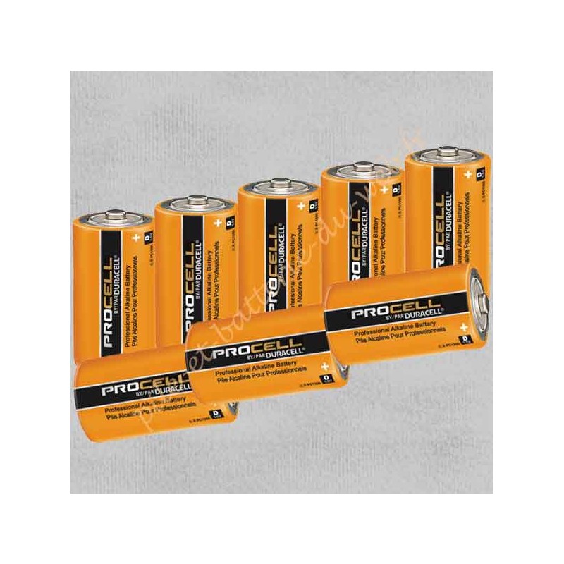 Lot de 8 piles alcalines Duracell Procell Industrial Lot de 8 piles alcalines Duracell Procell Industrial